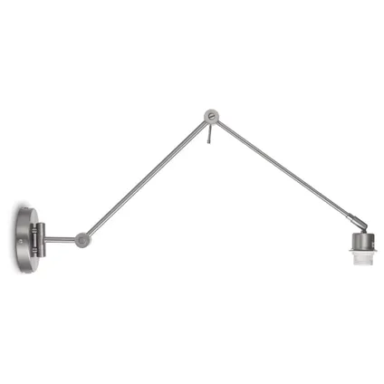 Home Sweet Home wandlamp Shift 70/70/32cm - Geborsteld staal