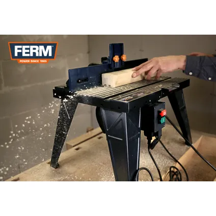 FERM Freestafel - Voor bovenfrezen - Voetplaat tot max. 162mm 2