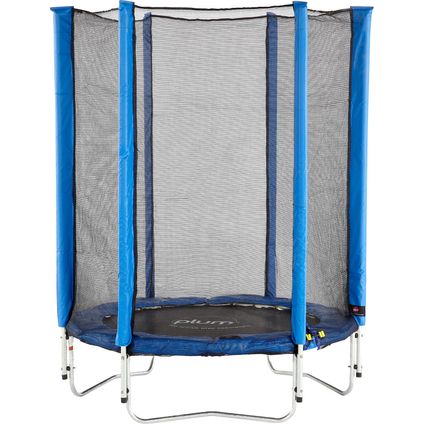 Plum trampoline Junior met veiligheidsnet blauw 4,5ft