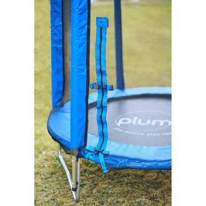 Plum trampoline Junior met veiligheidsnet blauw 4,5ft 6