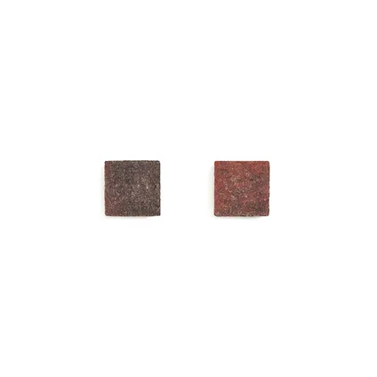 Coeck kassei rood-zwart in-line getrommeld 15x15x6cm  3