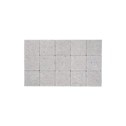 Cobo Garden kassei - beton - 'in-line' getrommeld - grijs - 15x15x6cm 2