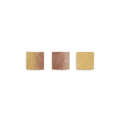 Coeck kassei bruin-geel in-line getrommeld 15x15x6cm  3