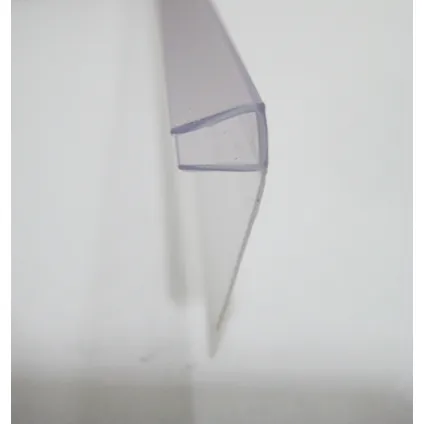 Aurlane F-vormige afdichtingstrip 200cm kunststof voor 5mm dik glas