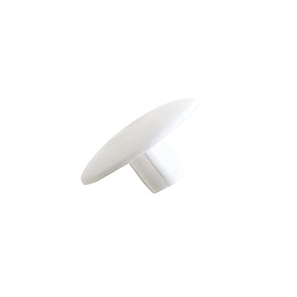 Vynex blindplaat kunststof wit diam. 5mm