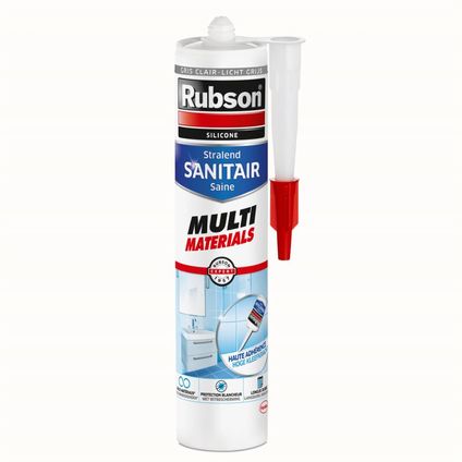 Mastic sanitaire Rubson Multi Material gris 280ml