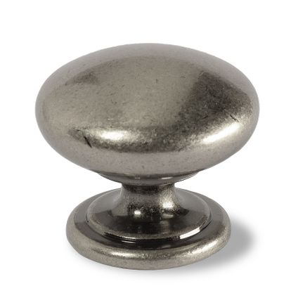 Decomode knop Loire oud zilver glans 33mm 2st.