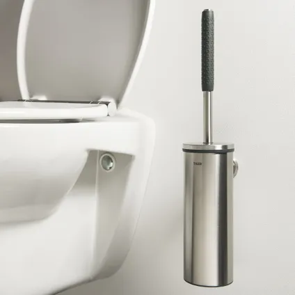 Tiger Boston toiletborstel met houder Comfort & Safety  RVS geborsteld 5