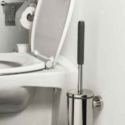 Tiger Boston toiletborstel met houder Comfort & Safety RVS gepolijst 2