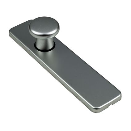 Ami knop op klikschild 185/44 blind recht aluminium