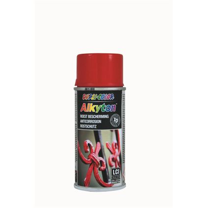 Peinture Dupli-Color Alkyton antirouille rouge RAL 3020 brillant 150 ml