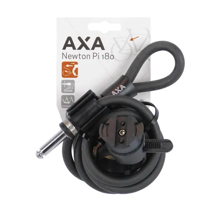 Câble antivol plug-in AXA Newton 180cm ø10mm 3