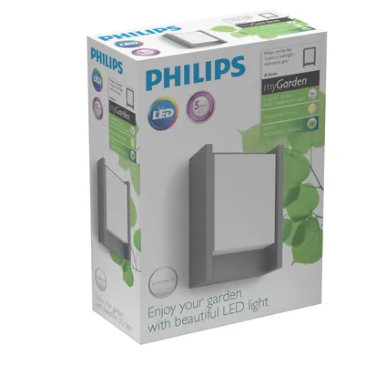 Philips muurverlichting LED Arbour 6W 3