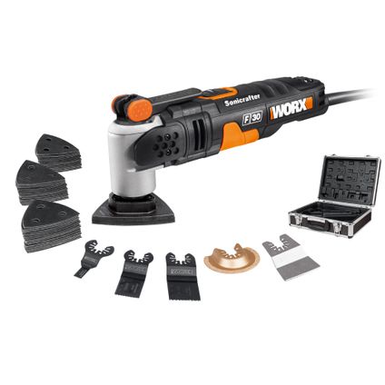 Praxis Worx multitool Sonicrafter F30 WX680.2 350W incl. accessoires aanbieding