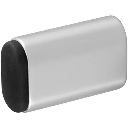 Hermeta deurbuffer 4704-02 - wandmontage - ovaal met rubber - 60 mm - F1 2