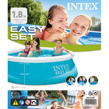 Intex - Easy Set - Zwembad - 183x51 cm - Rond - Opblaasbaar 4
