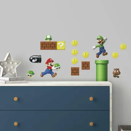 Muursticker Nintendo Mario