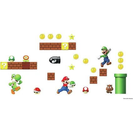 Muursticker Nintendo Mario 5