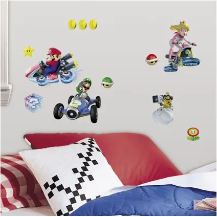 RoomMates muursticker Super Mario Kart 8  25x46 cm