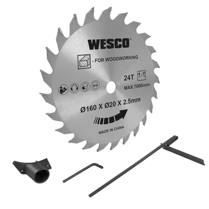 Scie circulaire Wesco WS3435 1200W 2