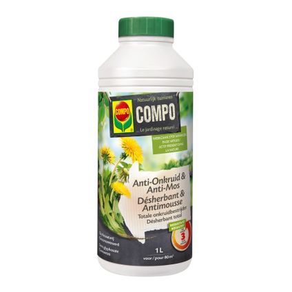 Compo Anti-Onkruid & Anti-Mos Totaal Concentraat 1L