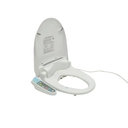 VidaXL elektronische toiletbril met bidet en sensor wit 3