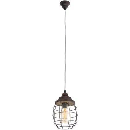 EGLO hanglamp Bampton bruin 60W
