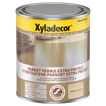 Vitrificateur décoratif Xyladecor Parquet Extra Protect incolore satin 750ml 2
