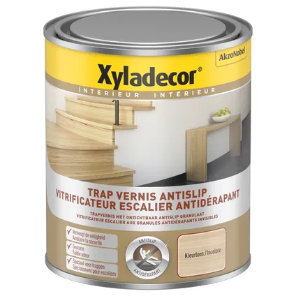 Vitrificateur Xyladecor Escalier Antidérapant incolore satin 750ml 2