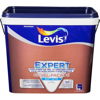 Levis gevelverf Expert wit soft satin 5L