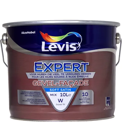 Levis gevelverf Expert mix base W soft satin 10L