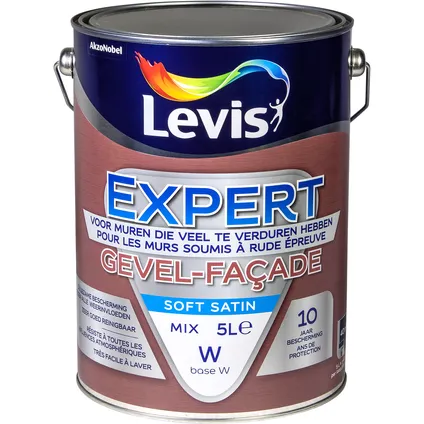 Peinture Peinture Levis Expert Façade mix base W soft satin 5L