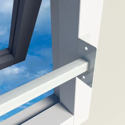 Barre de sécurité fenêtre SecuBar Single fixation dans le cadre 100-180cm 2