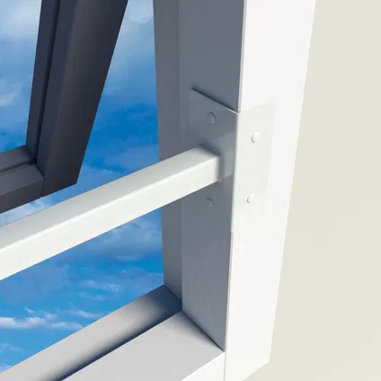 Barre de sécurité fenêtre SecuBar Single fixation dans le cadre 100-180cm 3