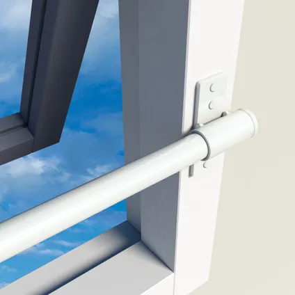 Barre de sécurité fenêtre SecuBar Twist fixation sur cadre 99cm 2