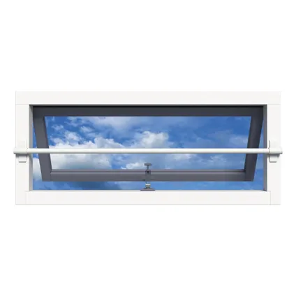 Barre de sécurité fenêtre SecuBar Twist fixation sur cadre 99cm 3