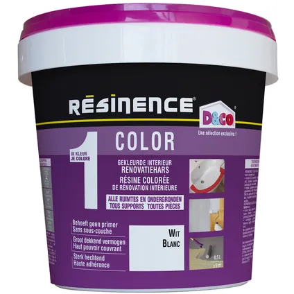 RÉSINENCE renovatiehars Color wit 500ml
