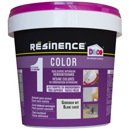 RÉSINENCE renovatiehars Color gebroken wit 500ml