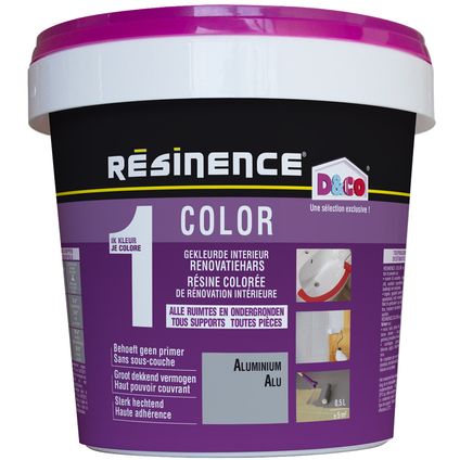 Résine de rénovation RÉSINENCE Color aluminium 500ml