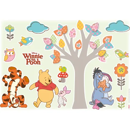 Sticker Winnie Pooh naturel Lovers