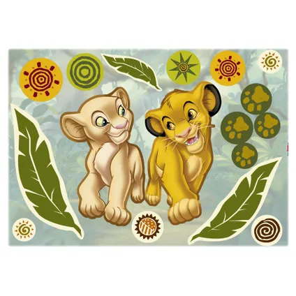 Komar Sticker Simba and Nala 2