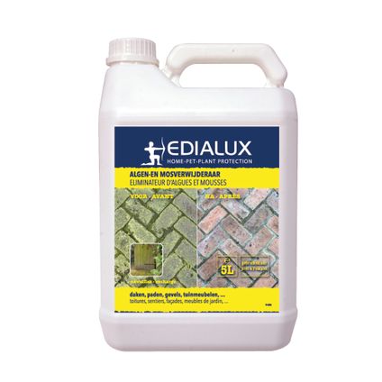 Spray éliminateur d'algues et mousses Edialux 5 L