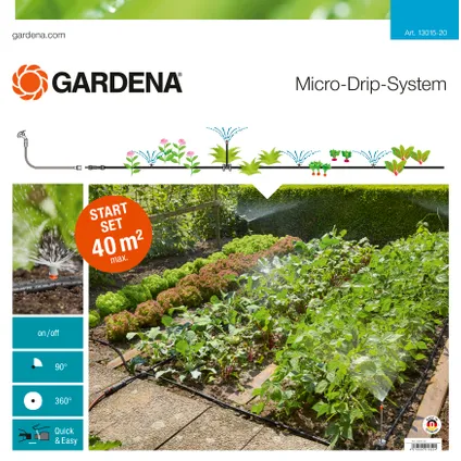Kit pour plates-bandes Gardena Micro-Drip-System