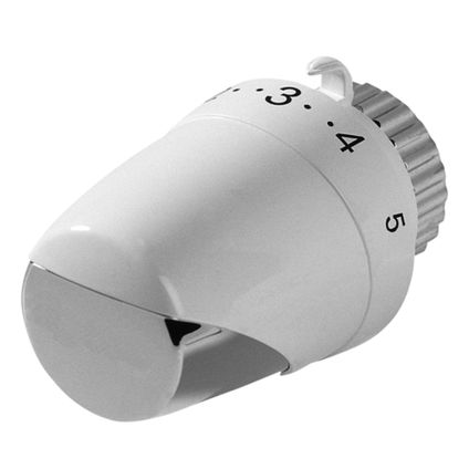 Thermostat de radiateur Honeywell design blanc/chrome