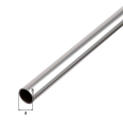 Alberts BA-profiel rond aluminium 8x1mm 1m