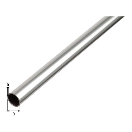 Alberts BA-profiel rond aluminium 30x2mm 1m