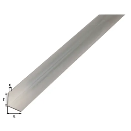 Profil d'angle Alberts aluminium argent 30x30x2mm 1m