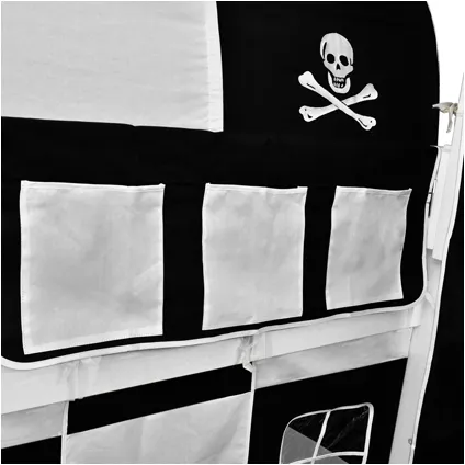 Hoogslaper Piraat met ladder en glijbaan (wit) 8