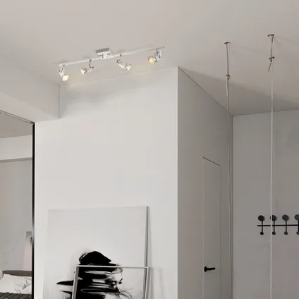 Spot de plafond Home Sweet Home LED Cali aluminium 4x5,8W 3