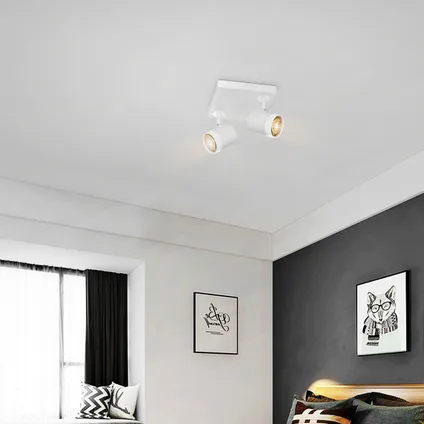 Home Sweet Home spot LED Manu blanc 16cm 2x5,8W 3